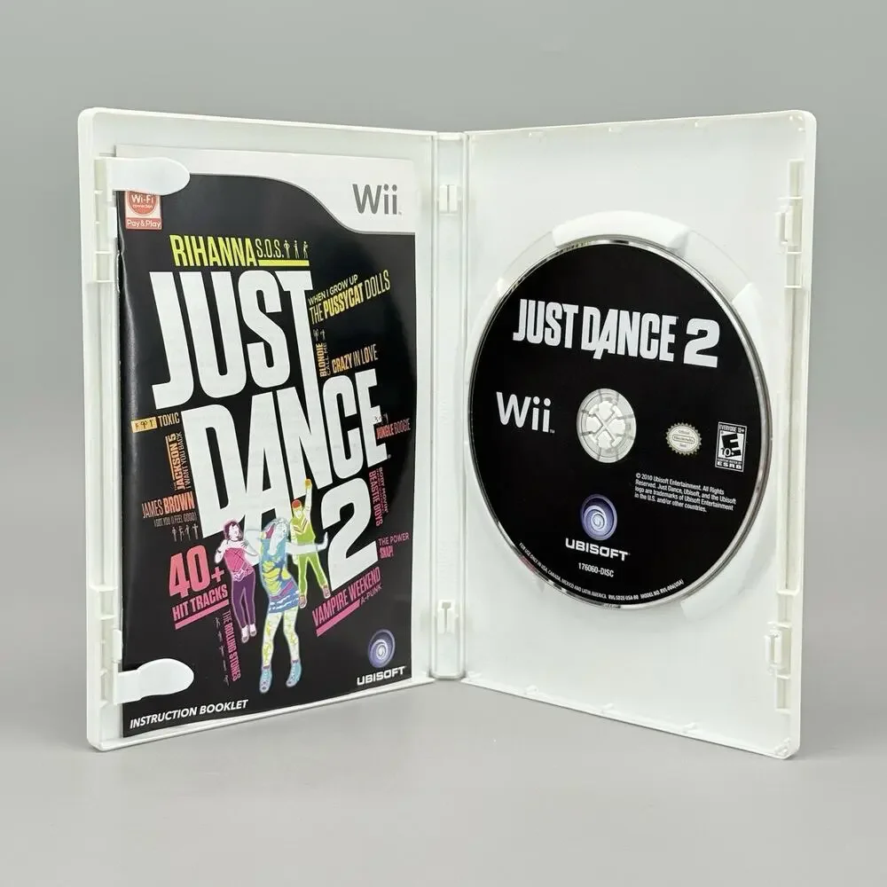 Just Dance 2 Nintendo Wii, 2010 Video Game Complete Tested